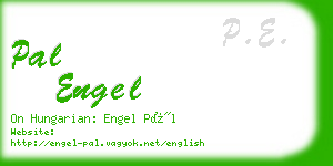 pal engel business card